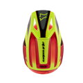 Prilba ALPINESTARS S-M3 Fray čierno červeno žltá lesklá detská   