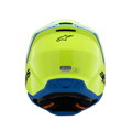 Prilba ALPINESTARS S-M3 Radium čierno modré žltá lesklá detská   
