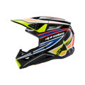 Prilba ALPINESTARS S-M3 Wurx čierno modro žltá lesklá detská   