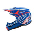 Prilba ALPINESTARS S-M3 Wurx čierno modro červeno biela lesklá detská   