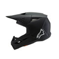 Prilba ALPINESTARS S-M3 Solid čierna matná detská   