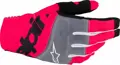 Rukavice ALPINESTARS Techstar čierno sivo ružové fluo 