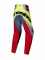 Nohavice ALPINESTARS Racer Melt červeno sivé detské 