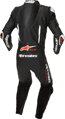 Jednodielna kombinéza ALPINESTARS GP-R7 čierno červeno biela 