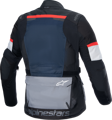 Bunda ALPINESTARS Andes Air Drystar tmavomodro čierno sivá