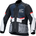 Bunda ALPINESTARS Andes Air Drystar tmavomodro čierno sivá