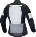 Bunda ALPINESTARS Andes Air Drystar svetlosivo tmavosivo žltá fluo