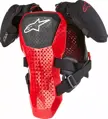 Chránič hrude ALPINESTARS A-5 S V2 čierno bielo červený detský 