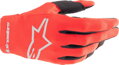 Rukavice ALPINESTARS Radar červeno strieborné 