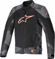 Bunda ALPINESTARS T-SPX Super Air camo sivo červená fluo