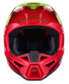 Prilba ALPINESTARS S-M3 Fray červeno žlto fluo čierna lesklá