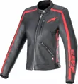 Kožená bunda ALPINESTARS Stella Dyno čierno červená 