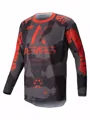 Dres ALPINESTARS Racer Hollow sivo camo oranžový fluo 