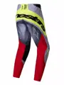 Nohavice ALPINESTARS Techstar Melt červeno sivé 
