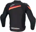 Bunda ALPINESTARS T-GPR V4 čierno červená fluo 