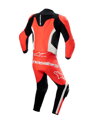 Jednodielna kombinéza ALPINESTARS GP Force Lurv  červeno fluo bielo čierna