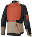 Bunda ALPINESTARS Andes V4 Drystar hnedo oranžovo čierna