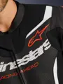 Kombinéza ALPINESTARS GP Force V2 2-dielna čierno bielo červená fluo