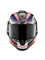 Prilba ALPINESTARS Supertech R10 karbónovo červeno fluo modro biela matná