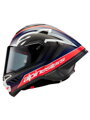 Prilba ALPINESTARS Supertech R10 karbónovo červeno fluo modro biela matná