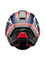 Prilba ALPINESTARS Supertech R10 karbónovo červeno fluo modro biela matná