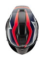 Prilba ALPINESTARS Supertech R10 karbónovo červeno fluo modro biela matná