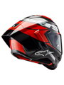 Prilba ALPINESTARS Supertech R10 karbónovo červeno fluo biela