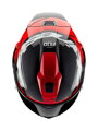 Prilba ALPINESTARS Supertech R10 karbónovo červeno fluo biela