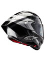 Prilba ALPINESTARS Supertech R10 karbónovo strieborno čierna