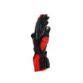 Kožené rukavice DAINESE Fiero Metal čierno lávovo červeno biele