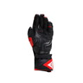Kožené rukavice DAINESE Fiero Metal čierno lávovo červeno biele