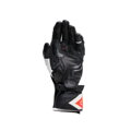 Kožené rukavice DAINESE Fiero Metal čierno bielo červené fluo