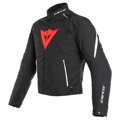 Bunda DAINESE Laguna Seca 3 D-Dry® čierno lávovo červeno biela