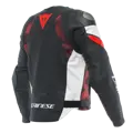 Kožená bunda DAINESE Avro 5 čierno lávovo červeno biela