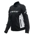 Dámska textilná bunda DAINESE Air Frame 3 čierno bielo biela