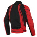 Textilná bunda DAINESE Air Crono 2 Tex čierno lávovo-červená