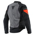 Textilná bunda DAINESE Air Fast Tex čierno sivo fluo červená