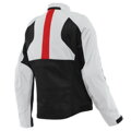 Dámska textilná bunda DAINESE Risoluta Air Tex sivo lávovo červená