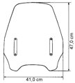 Plexi MRA Highwayshield s montážnou sadou