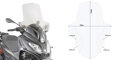 Plexi GIVI D5614ST pre PIAGGIO MP3 300 HPE