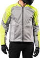 Bunda ICON Mesh AF sivo žltá fluo