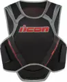 Chránič hrude ICON Field Armor Softcore čierno červeno sivý 
