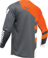 Dres THOR Sector Checker šedo oranžový detský  
