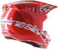 Prilba ALPINESTARS S-M5 Corp čierno červená lesklá 