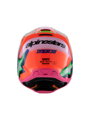Prilba ALPINESTARS S-M3 Deegan oranžovo fialovo ružová fluo lesklá detská   