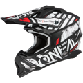 Prilba ONEAL 2SRS Glitch čierno biela lesklá