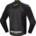 Kožená bunda ALPINESTARS Faster V3 Airflow čierno bielo žltá fluo 