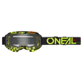 Okuliare ONEAL B-10 Attack čierno žlté fluo s čírim sklíčkom   