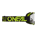Okuliare ONEAL B-10 Attack čierno žlté fluo s čírim sklíčkom   
