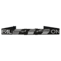 Okuliare ONEAL B-10 Solid čierne so strieborným zrkadlovým sklíčkom